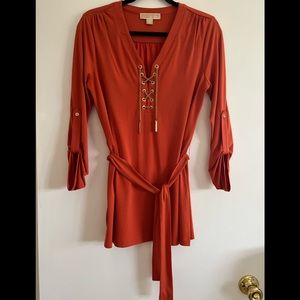 MK top with chain details